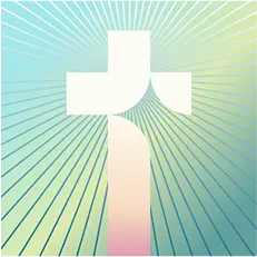 Logo of Bible Chat featuring a cross