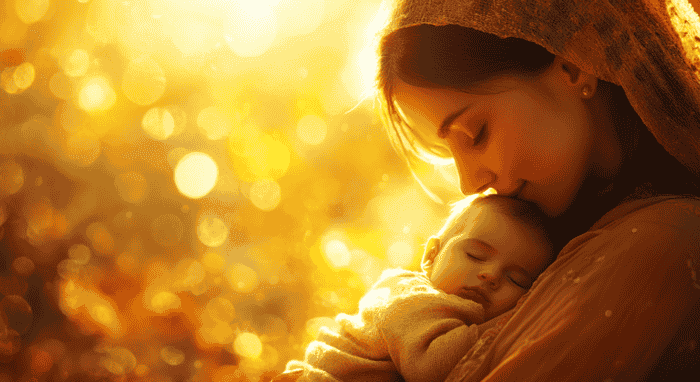 mother with child