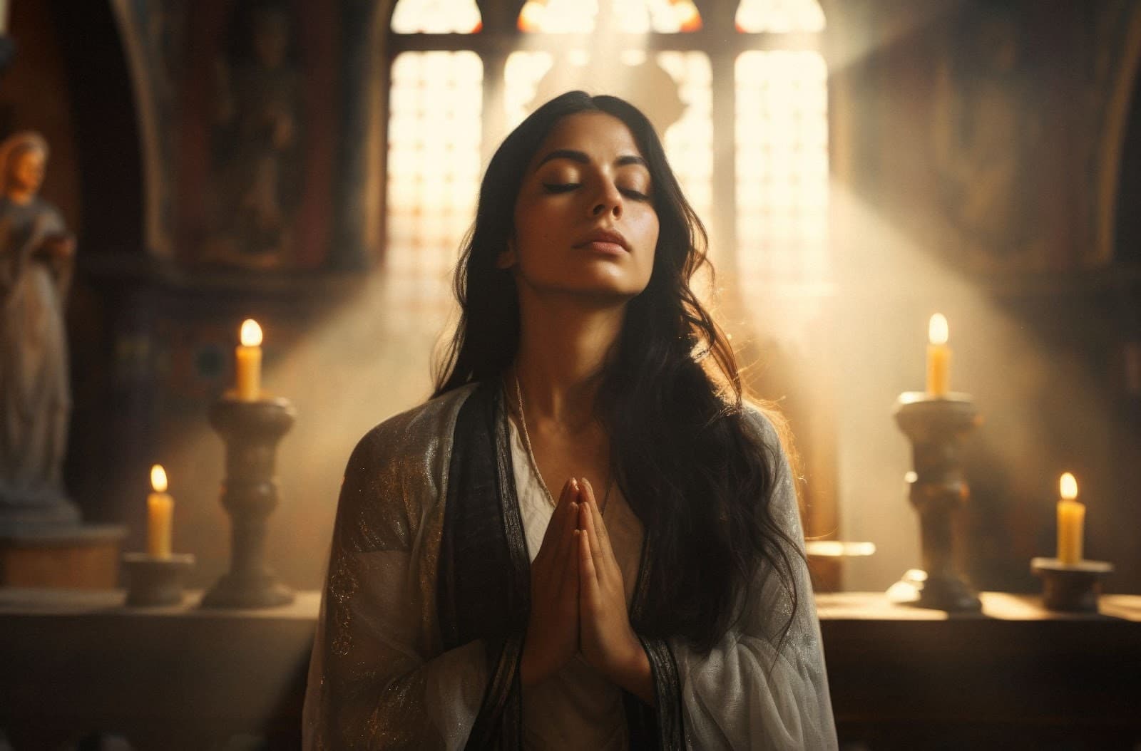 women asking forgiveness