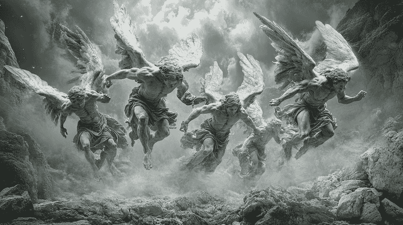 reprezentation of fallen angels