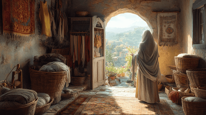 image with the home of lydia from the bible