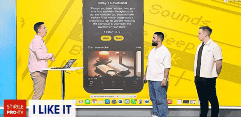 Echipa Bible Chat, prezentă la iLikeIT - Știrile ProTV