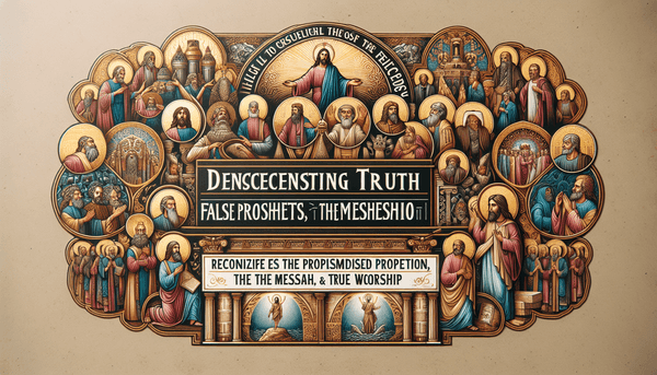 Discerning Truth: False Prophets, The Messiah, and True Worship