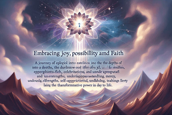 Embracing Joy, Possibility, and Faith in the Light of Scripture