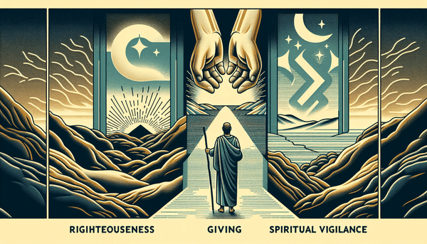 Exploring Biblical Teachings on Righteousness, Giving, and Spiritual Vigilance