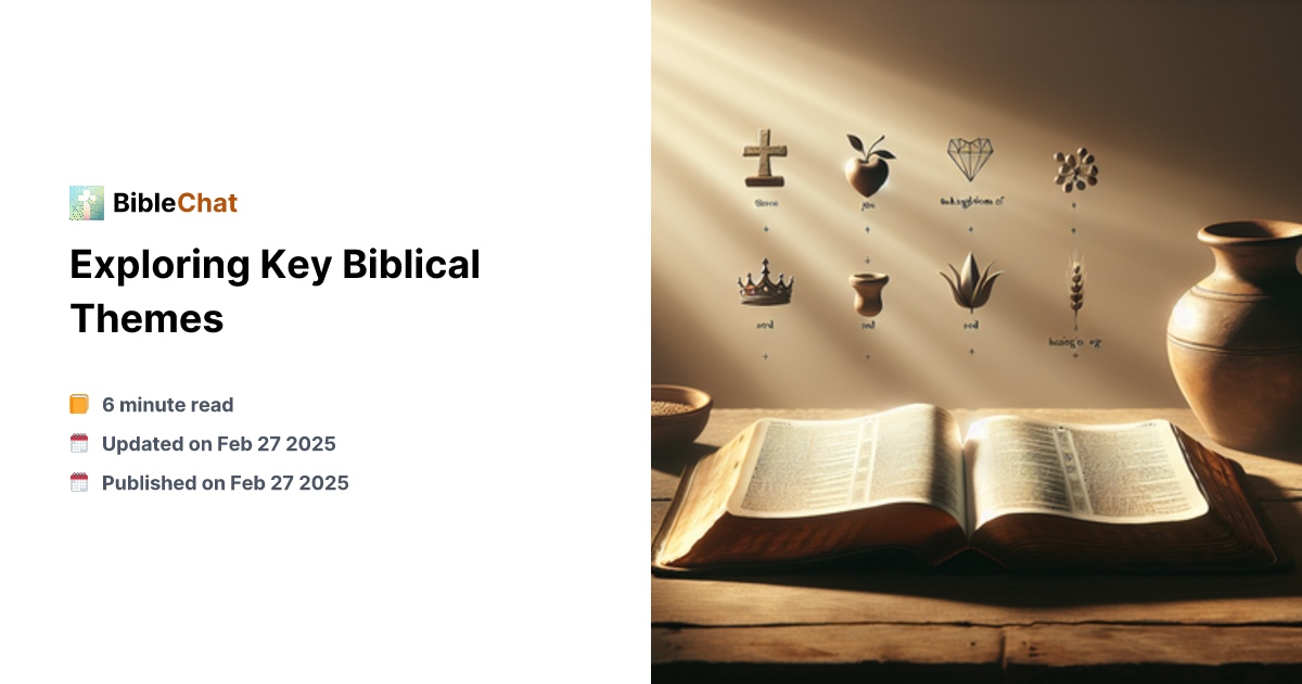 Scripture Projection Theme Exploring Key Biblical Themes