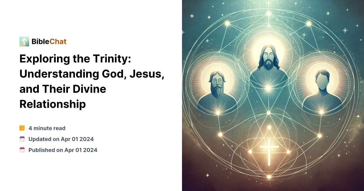Exploring the Trinity: Understanding God, Jesus, and Their Divine ...