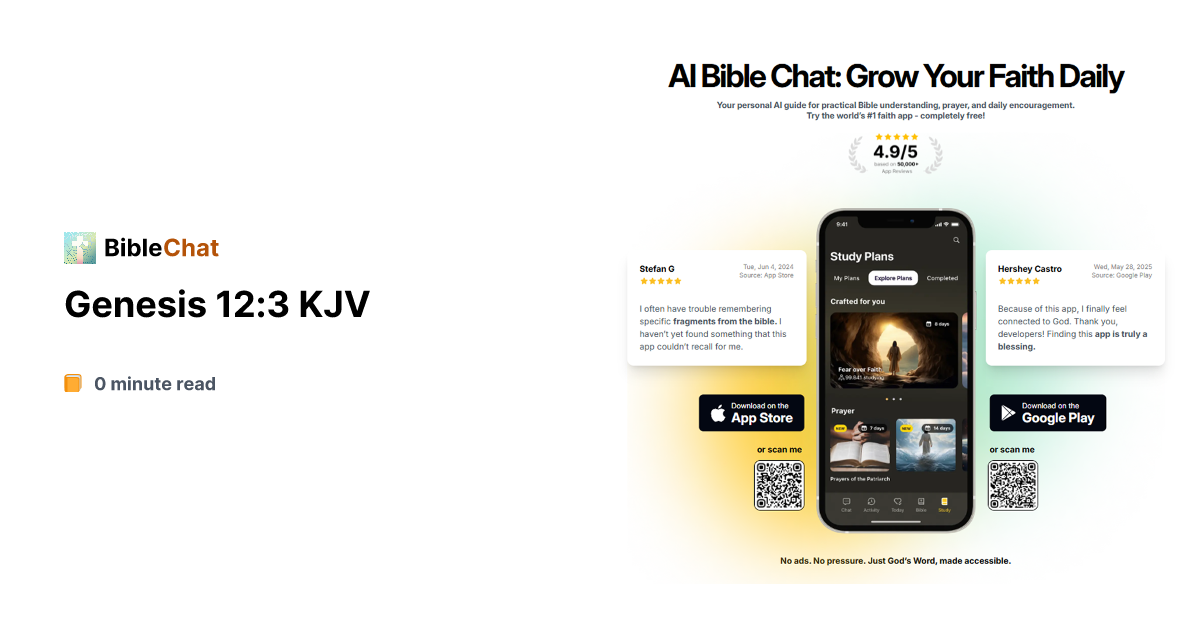 Genesis 12 3 KJV genesis-12-3-kjv