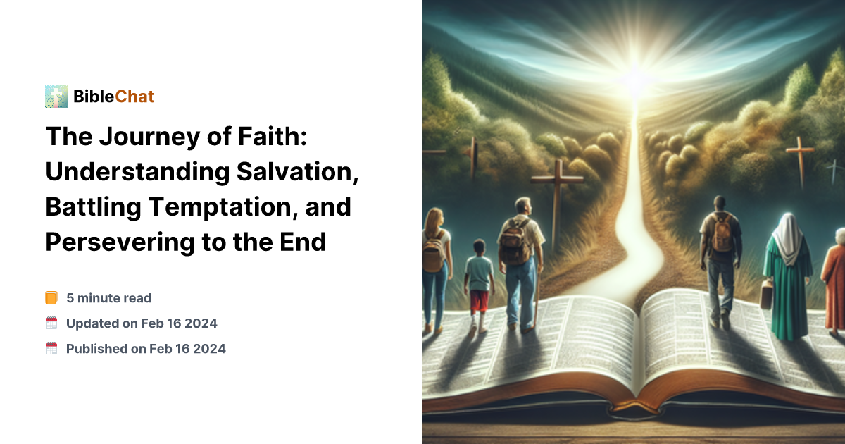 Understanding Temptation The Journey of Faith: Understanding Salvation, Battling Temptation, and ...